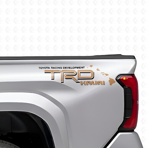 TRD Kauai Hawaii Zijde Vinyl Decal Kit voor Toyota Trucks