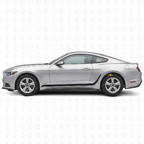 Versierde Strepen Zijdelingse Vinyl Decal voor Musclecar Mustang