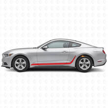 Gedecoreerde Strepen Zijvinyl Decal Kit voor Musclecar Mustang_3