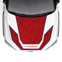 Topografische Kaart Volledige Kit Vinyl Decal voor Toyota Tundra Hybrid 2023_4