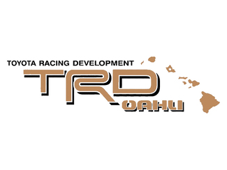 2 TOYOTA TRD OAHU DECAL ALLE TERREIN DECAL Mountain TRD Racing ontwikkeling kant vinyl sticker
