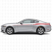 Geverfde Zijstrips Vinyl Decal voor Musclecar Mustang 2015-20_3