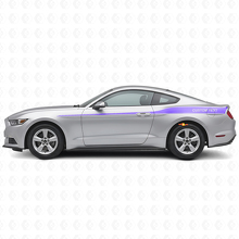 Gedecoreerde Custom Side Stripes Vinyl Decal Kit voor Musclecar Mustang 2015-20_2