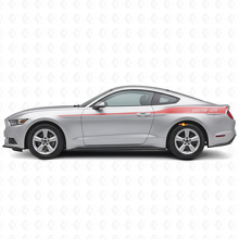 Gedecoreerde Custom Side Stripes Vinyl Decal Kit voor Musclecar Mustang 2015-20_3