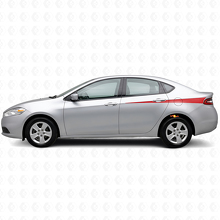 Geslepen Zijstrips Vinyl Decal Kit voor Dodge Dart 2013+_3