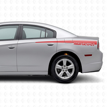 High Output sidestripes vinylsticker voor Dodge Charger 2011-2014_3