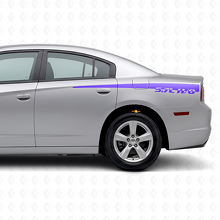 5.7L H/O Zijstrepen Vinyl Sticker voor Dodge Charger 2011-2014_2