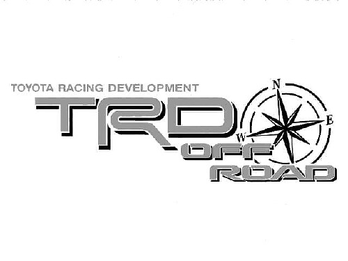 TRD-stijl Off Road Kompas Zijvinyl Sticker Set voor Toyota FJ Cruiser