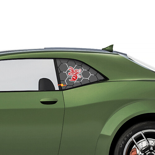 Boze Hornet Zijruit Vinyl Stickers Voor Dodge Challenger_1