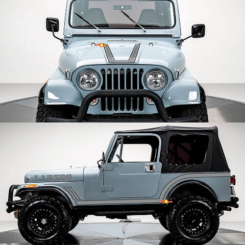 Laredo Graphics Kit Vinyl Stickers voor Jeep Wrangler Rubicon CJ7