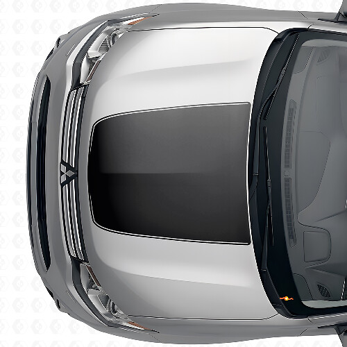 Centrale motorkapstrip vinyl decal voor Mitsubishi Outlander 2012-2014_1