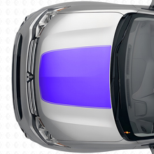 Centrale motorkapstrip vinyl decal voor Mitsubishi Outlander 2012-2014_2