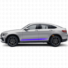 Race-stijl zijstrepen vinyl sticker voor Mercedes-Benz AMG GLC-Klasse C253_2