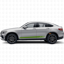 Race-stijl zijstrepen vinyl sticker voor Mercedes-Benz AMG GLC-Klasse C253_3