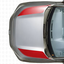 Dubbele motorkapstrepen vinylsticker voor Toyota RAV4 2019-2024_4