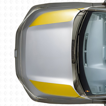 Dubbele motorkapstrepen vinylsticker voor Toyota RAV4 2019-2024_5