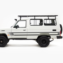 Vintage stijl zijstrepen vinyl decalset voor Toyota Land Cruiser J75_2