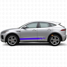 Ruitpatroon Zijstrepen Vinyl Decal Kit Voor Jaguar E-Pace 2017-2022_2
