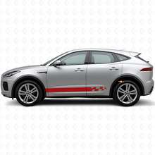 Ruitpatroon Zijstrepen Vinyl Decal Kit Voor Jaguar E-Pace 2017-2022_5