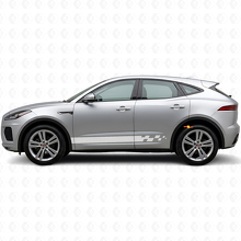 Ruitpatroon Zijstrepen Vinyl Decal Kit Voor Jaguar E-Pace 2017-2022_6