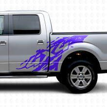 4x4 Modder Spat Zij Vinyl Decal Kit Voor Musclecar Truck 2009-2012_2