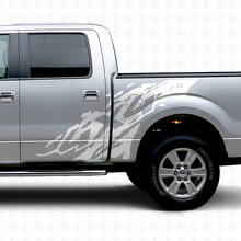 4x4 Modder Spat Zij Vinyl Decal Kit Voor Musclecar Truck 2009-2012_5