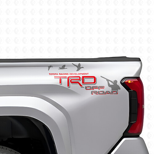TRD Off Road Duck Hunter Zijpaneel Vinyl Stickers Set voor Toyota Trucks