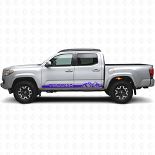 Mountain Style Rocker Panel Strepen Vinyl Decal Voor Toyota Tacoma 2016-2023_2