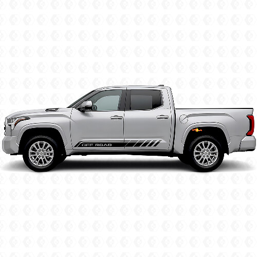 Off Road Lettering Rocker Panel Strepen Vinyl Sticker Voor Toyota Tundra 2022+_1