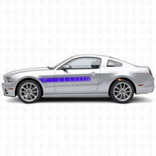 Paardenlogo Zijstrepen Vinyl Decal Kit voor Musclecar Musclecarmodel 2010-2014_2