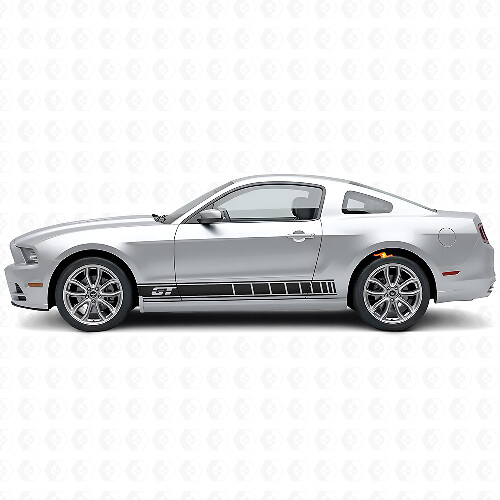 GT Logo dorpelstrook vinyl decal kit voor Musclecar Musclecarmodel 2010-2014_1