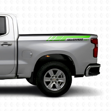 Silverado RST Achterzijstrepen Vinyl Decal Kit Voor Chevrolet Silverado 2019-2023_3