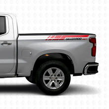 Silverado RST Achterzijstrepen Vinyl Decal Kit Voor Chevrolet Silverado 2019-2023_5