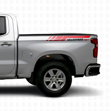 Silverado RST Achterzijstrepen Vinyl Decal Kit Voor Chevrolet Silverado 2019-2023_5
