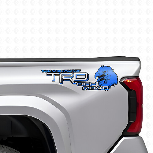 TRD Off Road Eagle Achterzijde Vinyl Decal Set voor Toyota Trucks