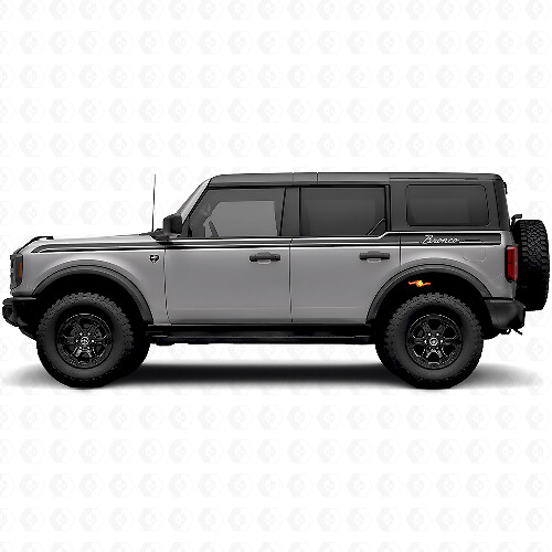 Geëtiketteerde Vinyl Zijstrepen Decal Kit Voor Musclecar horse 2024-26_1
