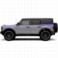 Geëtiketteerde Vinyl Zijstrepen Decal Kit Voor Musclecar horse 2024-26_2