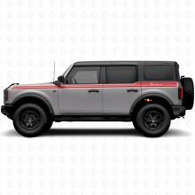 Geëtiketteerde Vinyl Zijstrepen Decal Kit Voor Musclecar horse 2024-26_4
