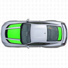 Blackout Motorkap Kofferbak Strepen Vinyl Decal Kit Voor Musclecar Musclecarmodel 2023_2
