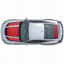 Blackout Motorkap Kofferbak Strepen Vinyl Decal Kit Voor Musclecar Musclecarmodel 2023_4