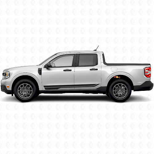 Twin Deur Zijstrepen Vinyl Decal Kit Voor Musclecar Maverick 2022-26