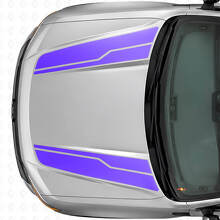 Twin Hood Strepen Vinyl Decal Kit Voor Musclecar Maverick 2022-26_2