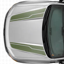 Twin Hood Strepen Vinyl Decal Kit Voor Musclecar Maverick 2022-26_3