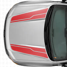 Twin Hood Strepen Vinyl Decal Kit Voor Musclecar Maverick 2022-26_4