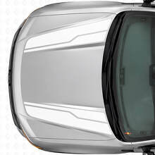 Twin Hood Strepen Vinyl Decal Kit Voor Musclecar Maverick 2022-26_5
