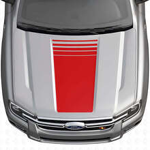 Midden Strobe Motorkap Strip Vinyl Decal Kit Voor Musclecar Ranger 2024-26_4