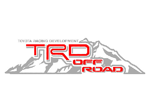 2 TOYOTA TRD OFF Mountain TRD race ontwikkelingszijde vinyl sticker sticker