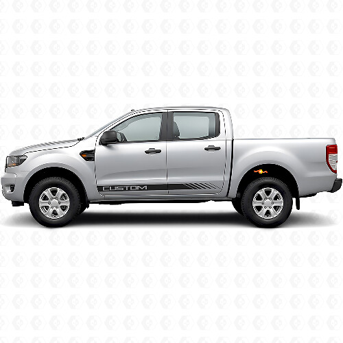 Aangepast Strobe Deurstrepen Vinyl Decal Kit Voor Musclecar Ranger Crew Cab 2019-2023_1