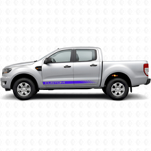 Aangepast Strobe Deurstrepen Vinyl Decal Kit Voor Musclecar Ranger Crew Cab 2019-2023_2