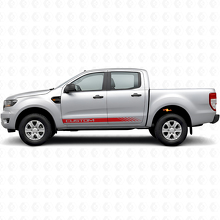 Aangepast Strobe Deurstrepen Vinyl Decal Kit Voor Musclecar Ranger Crew Cab 2019-2023_4